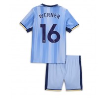 Tottenham Hotspur Timo Werner #16 Koszulka Wyjazdowa dzieci 2024-25 Krótki Rękaw (+ krótkie spodenki)
